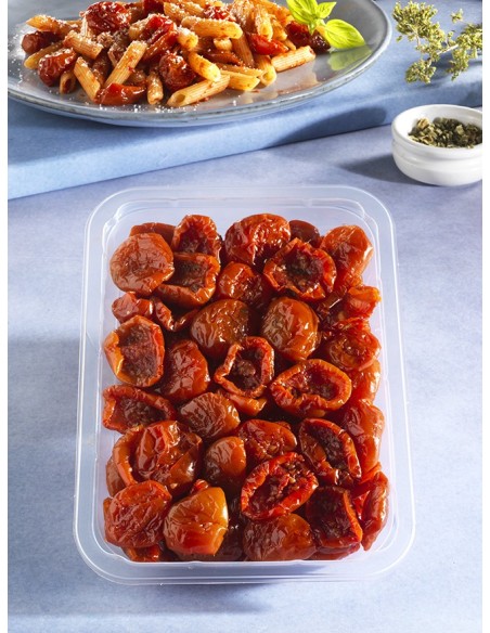 Pomodori ciliegino semidry Buscema | Specialità alimentari certificate