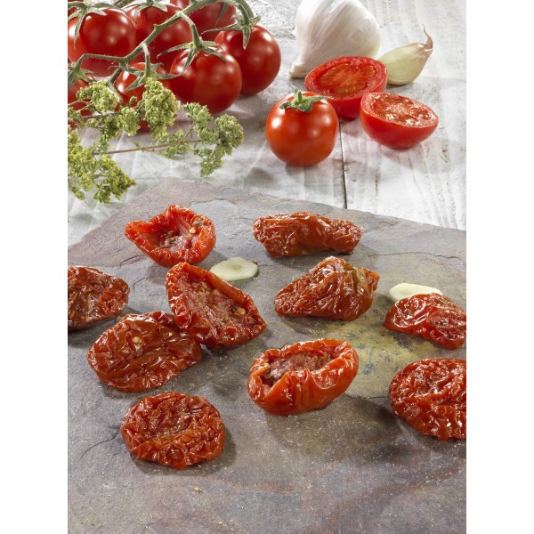 Pomodori ciliegino semidry Buscema | Specialità alimentari certificate