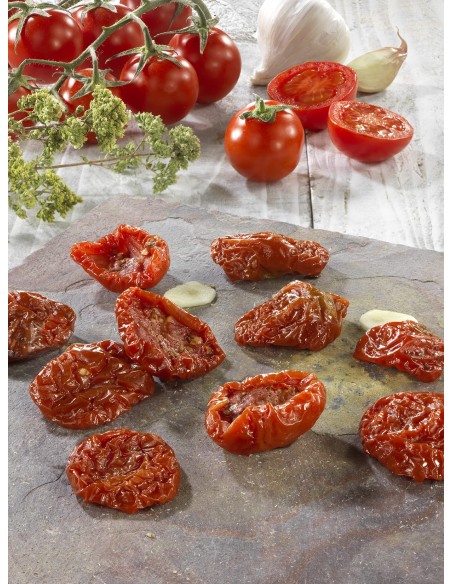 Pomodori ciliegino semidry Buscema | Specialità alimentari certificate