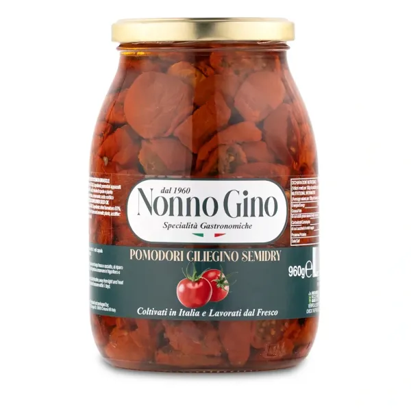 Pomodori ciliegino semidry Buscema | Specialità alimentari certificate