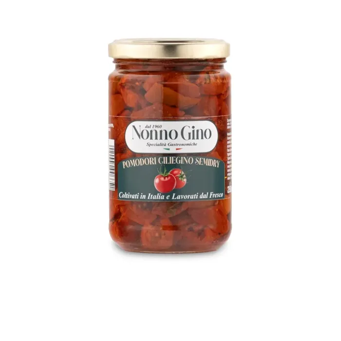 Pomodori ciliegino semidry Buscema | Specialità alimentari certificate