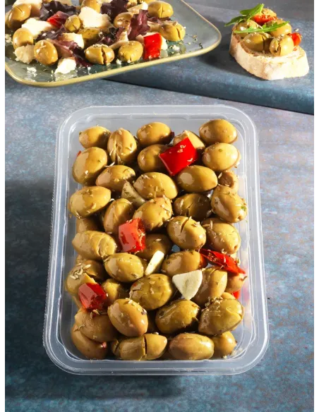 Olive verdi schiacciate alla Calabrese Buscema | Specialità alimentari certificate