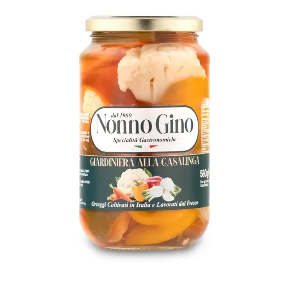 Giardiniera alla casalinga in agrodolce