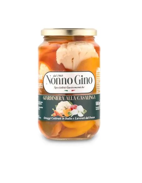 Giardiniera alla casalinga in agrodolce